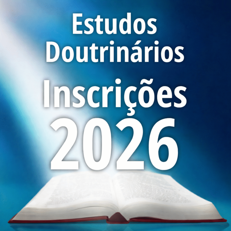Inscrições Estudos Doutrinários 2026
